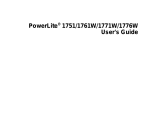 Epson PowerLite 1771W User manual