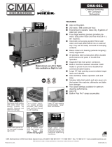 CMA Dishmachines CMA-66L Datasheet