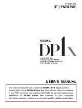 Sigma DP1 X User manual