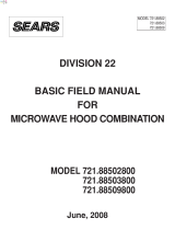 Kenmore 721.88502800 Owner's manual