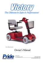 Pride Mobility SC160CRED User manual