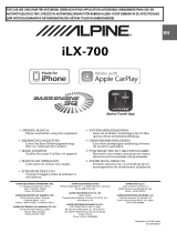 Alpine iLX-700 Owner's manual