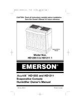 Emerson HD12050 Owner's manual