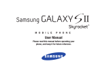 Samsung Galaxy S II Skyrocket AT&T User manual