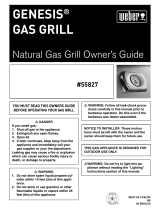 Weber GENESIS SILVER B NG SWE PREMIUM Owner's manual