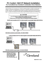 Cleveland Steam Oven User manual