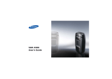 Samsung SGH-X300 User manual