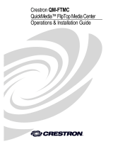 Crestron QM-FTMC-NB Installation guide