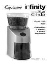 Capresso Infinity Conical Burr #565/560 User manual