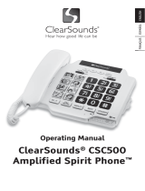 ClearSounds Talk500 Owner's manual