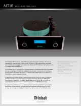 McIntosh MT10 Owner's manual