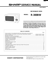 Sharp R300BW Owner's manual
