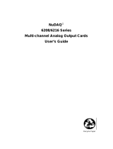 ADLINK Technology NuDAQ cPCI-6208V User manual