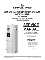Bradford White Bradford White Commercial Electric Energy Saver Water Heater MII Series User manual