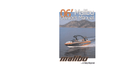 Malibu Boats Boat Owner's manual