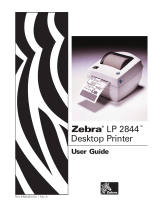 Zebra 2844 Printer User manual