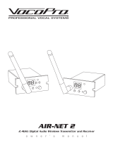 VocoPro AIR-NET II Operating instructions