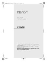 Clarion CX609 User manual