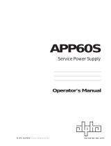 Alpha APP Service Power Supply Owner's manual