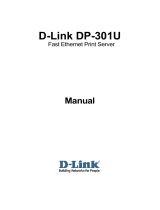 Dlink DP-301U - Print Server - USB Owner's manual