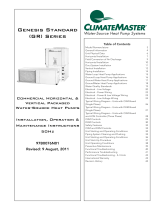 ClimateMaster GR 50Hz User manual