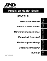 A&D UC-321 PL User manual