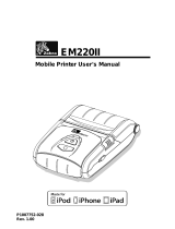 Zebra EM220II Owner's manual