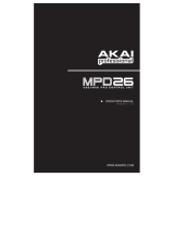 Akai Professional MPD26 User manual