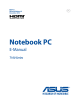 Asus T100 Series User manual