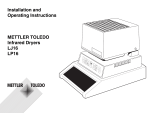 Mettler Toledo LP16 Operating instructions