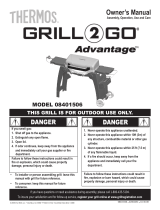 Charbroil Grill-2-Go Advantage 08401506 Owner's manual