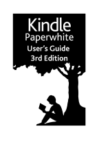 Kindle Paperwhite Owner's manual