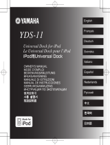 Yamaha YDS 11 Docking Owner's manual