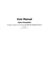 Alpine INE-NAV40 User manual