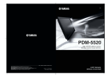 Yamaha PDM-5520 User manual