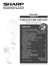 Sharp R-301F Owner's manual