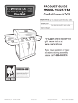 Charbroil 463247512 User manual