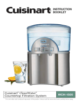 Cuisinart WCH-1500 - CleanWater Countertop Filtration System User manual