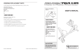 ProForm 764hr Bike Owner's manual