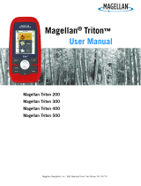 Magellan Triton 300 - Hiking GPS Receiver User manual