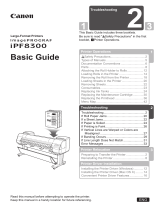 Canon imagePROGRAF iPF8300 Basic Guide No.1 User manual