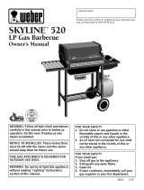 Weber Spirit 520 Skyline LP User manual