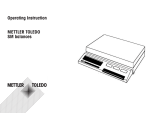 Mettler Toledo RS232C User manual