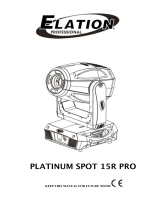 Elation Platinum Spot 15R PRO User manual
