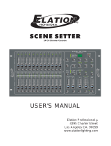 ADJ Scenesetter 24 Lichtsteuerpult User manual
