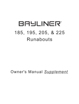 Bayliner 2005 195 Runabout Owner's manual