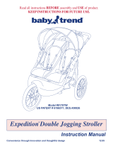 Baby Trend Expedition Double Jogger User manual