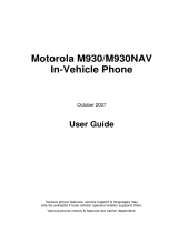 Motorola M930 User guide