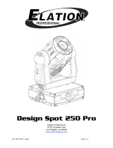 Pro Spot Design Spot 250 WH PRO User manual