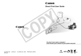 Canon DIRECT PRINT CDI-E350-020 User manual